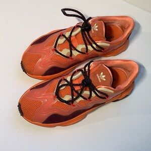 Adidas Ozweego Plus Semi Coral Maroon Glow Pink Men's Size 7